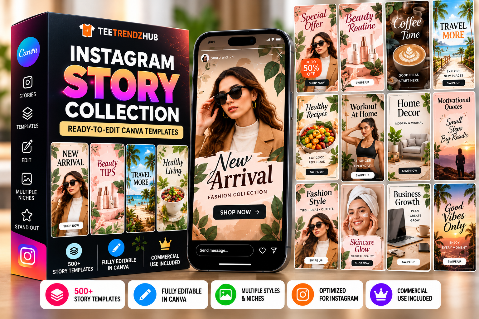 Instagram Story templates